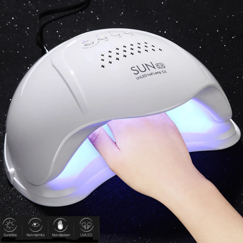 УФ лампа для сушки гель лака 48 Вт с 4 таймерами|nail lamp 48w|lamp 48wnail |