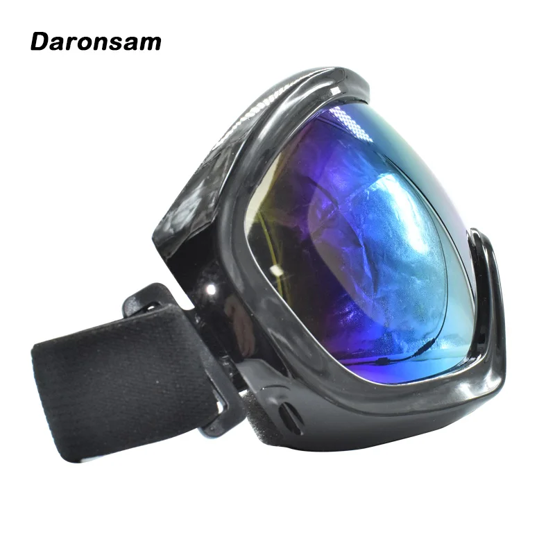 Новинка 2017 года разноцветный лыжные очки UV400 Анти-туман ветрозащитный снег