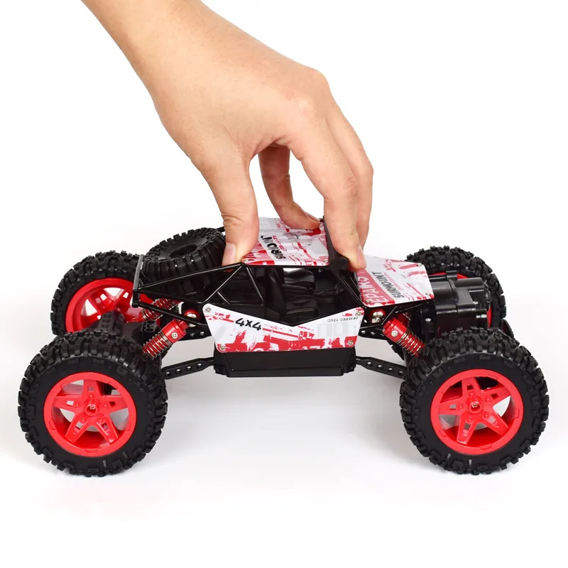 RC автомобиль 4WD 1:18 рок ралли скалолазание Автомобиль 2 4 ГГц 4x4 двойные двигатели