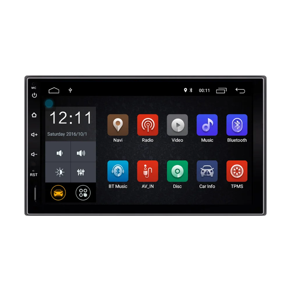 2 din automagnitol Android 6 0 Автомобильный магнитола 7 дюймов сенсорный экран Авторадио