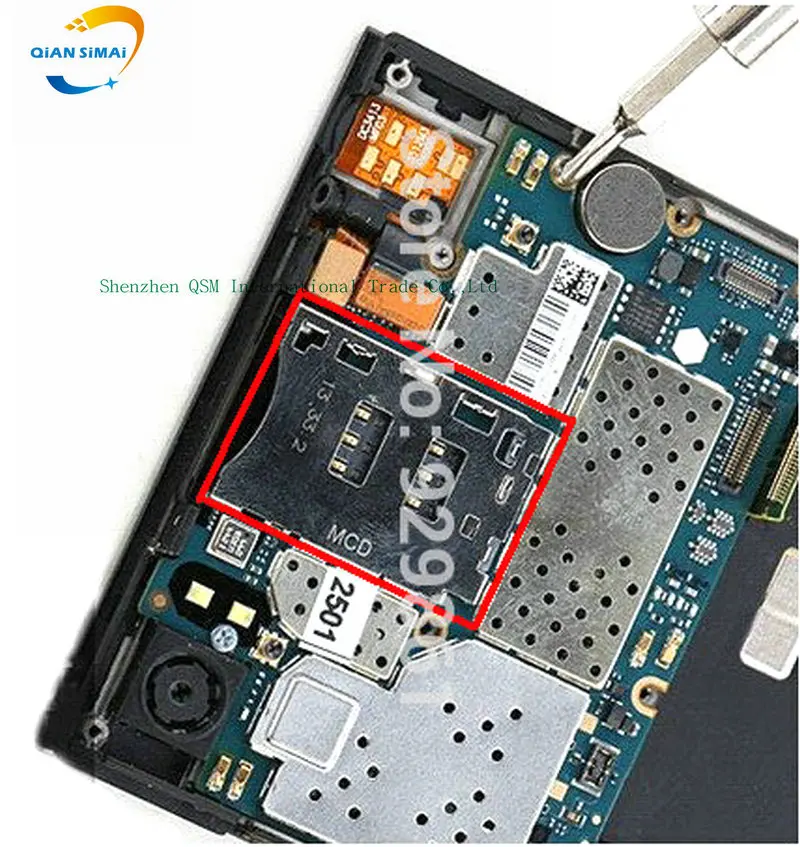 Новый оригинальный разъем для гнезда Sim карты железный чехол и устройство