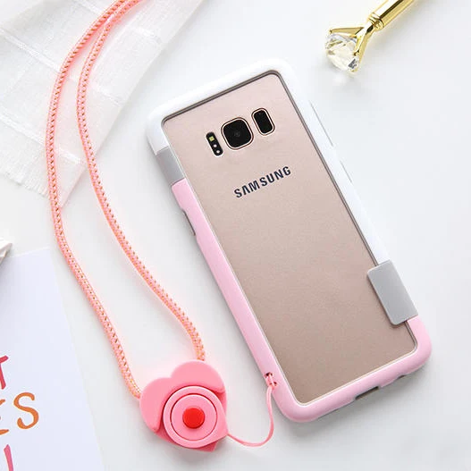 Бампер Zenus skam S10 / Plus силиконовый чехол с цветной амортизирующей рамкой из