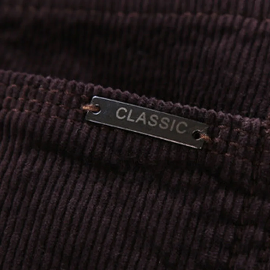 Новый Стиль весна осень тонкий мужская мода вельвет брюки Случайные Полная Длина