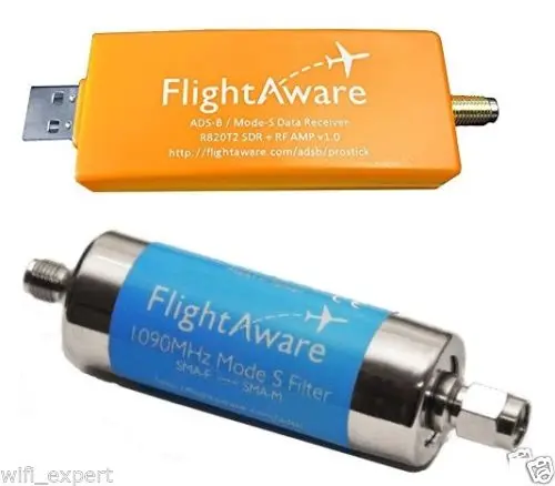 Новинка 1 шт. USB приемник с поддержкой кабеля + 1090 МГц фильтр полос пропуска от