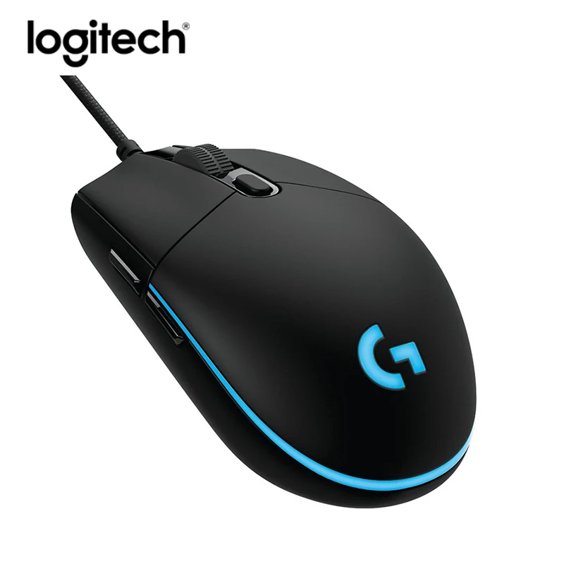 

New Logitech G Pro Gaming Mouse Gamer Professional Wired Game Mice 12000dpi RGB Backlit Retail Package