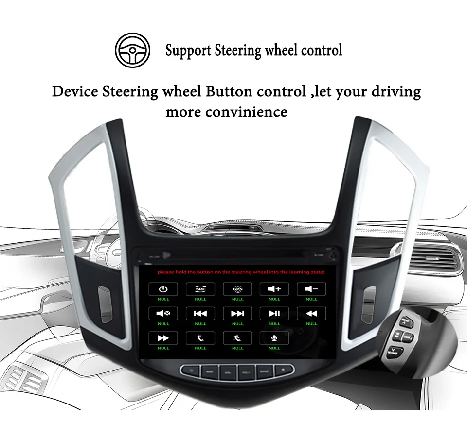 Android 9.0 Car DVD Octa Core 4GB RAM With IPS Screen Multimedia Player For CHEVROLET CRUZE 2012 2013-2015 Radio Gps Head Unit | Автомобили