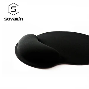 Встроенный мягкий коврик для мыши с губкой, противоскользящий эргономичный коврик, гелевая подставка для запястья, игровой коврик для мыши для игры, ПК, компьютера