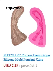 M1397 DIY Ribbon Silicone Mold Bow mould cake dessert Decorating tool fondant chocolate Clay craft Resin bakeware