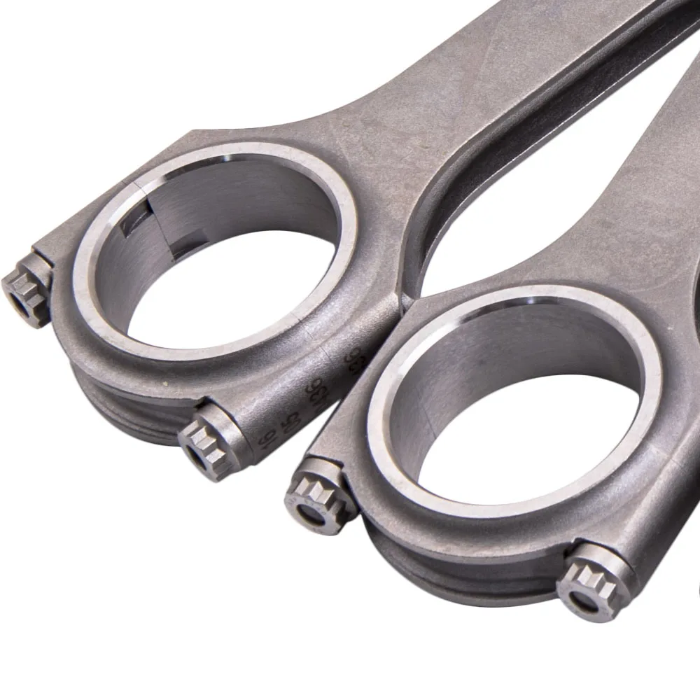 4x шатуны для Mazda MX 5 MX5 Miata B6 BP 1 6 8 Conrods H Beam 133 мм Pleuel Bielle ARP болты|Поршни кольца валы и