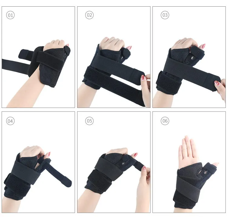 1 шт. Эластичный регулируемый бандаж для большого пальца двусторонний
