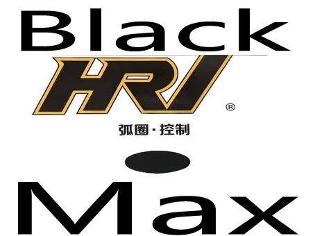 Black Max HRT WUJILONG MAX 40+ Петля плюс контроль пипсов в настольный теннис резиновый H44-45 градусов - Цвет: Black Max