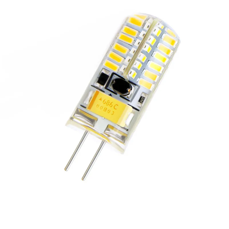 Бесплатная доставка 8 шт. G4 2 Вт 4 SMD 3014 24 48 светодиодная лампа люстра
