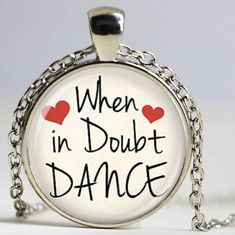 Ожерелье с подвеской в виде сердца стеклянный купольный ожерелье