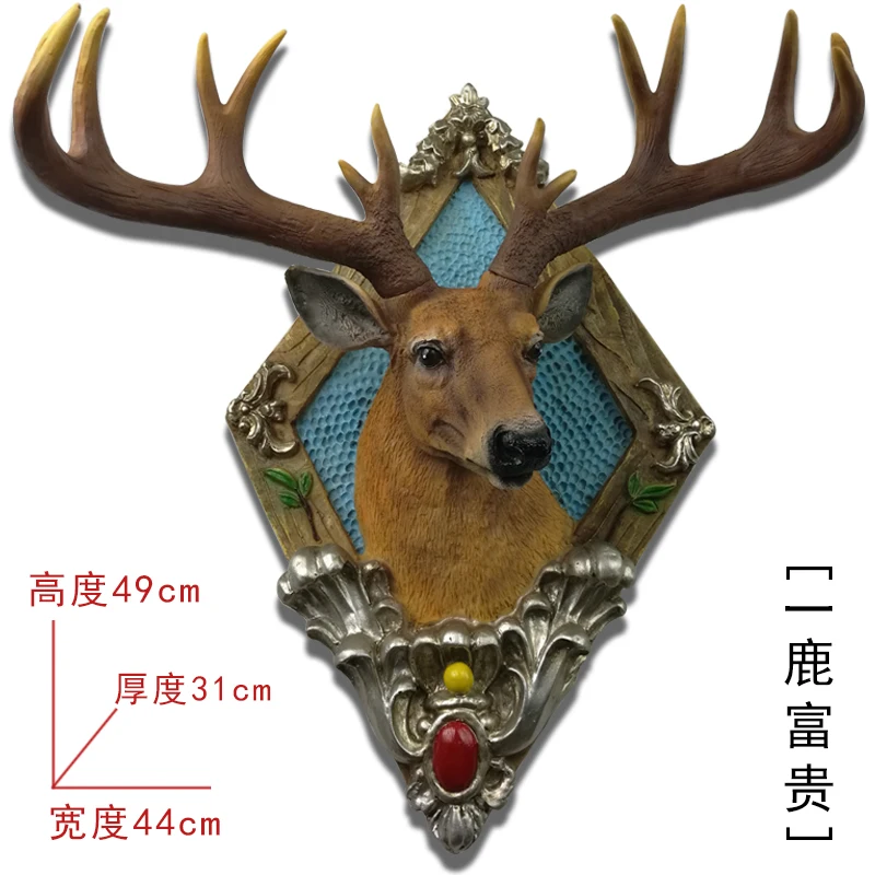 Голова искусства Ремесла Европейская голова оленя настенная мебель для дома