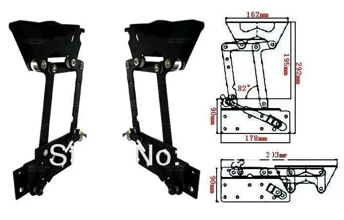 Поднимите механизм журнальный столик с весны газа мебельная фурнитура |