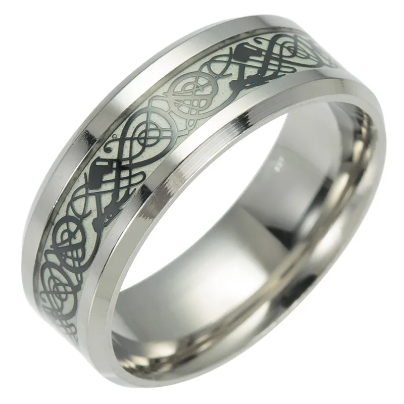 Кольцо дракона которое светится в темноте кольцо с татуировкой дракона|dragon ring|the