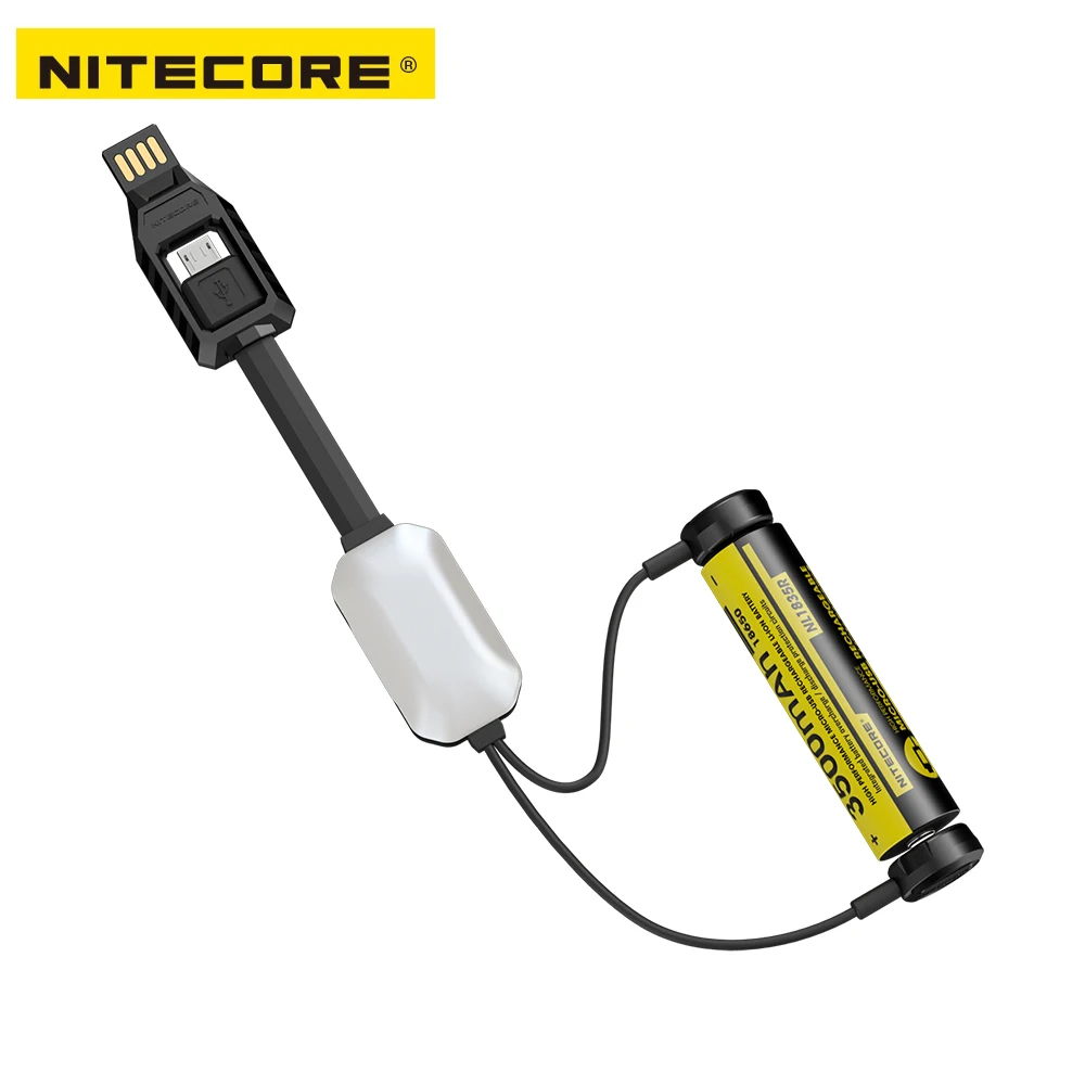 Официальное NITECORE LC10 портативное магнитное наружное USB зарядное устройство для