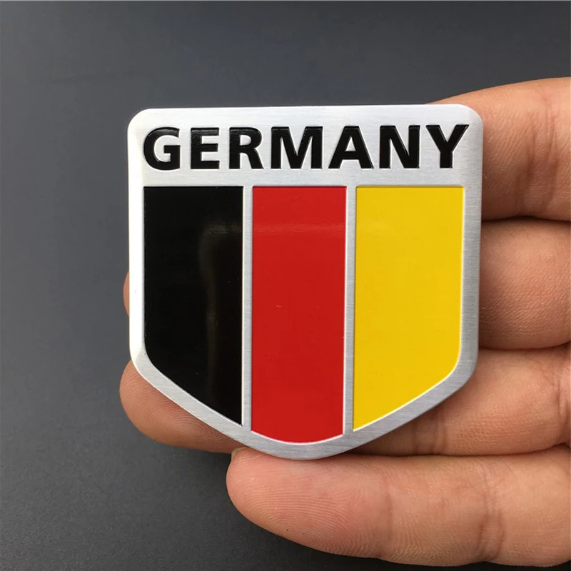 3D Car Stickers and Decals German Flag Color Emblem for Refitting National Logo Decal Vinyl Auto Accessories | Автомобили и