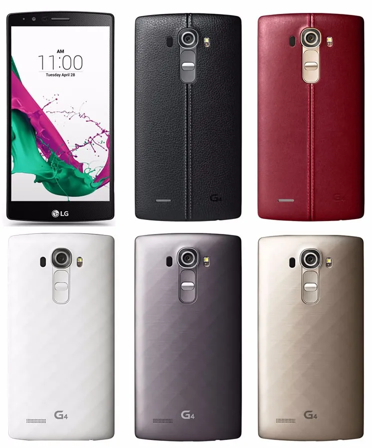 Разблокированный LG G4 H815 H818 F500/H810 Hexa Core Android 5,1 3 ГБ rom 32 ГБ 5,5 дюйма сотовый телефон 16,0 Мп камера 4G LTE