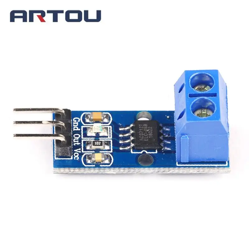 Модуль датчика тока зала ACS712 модуль для Arduino 5A 20A 30A | Электронные компоненты и