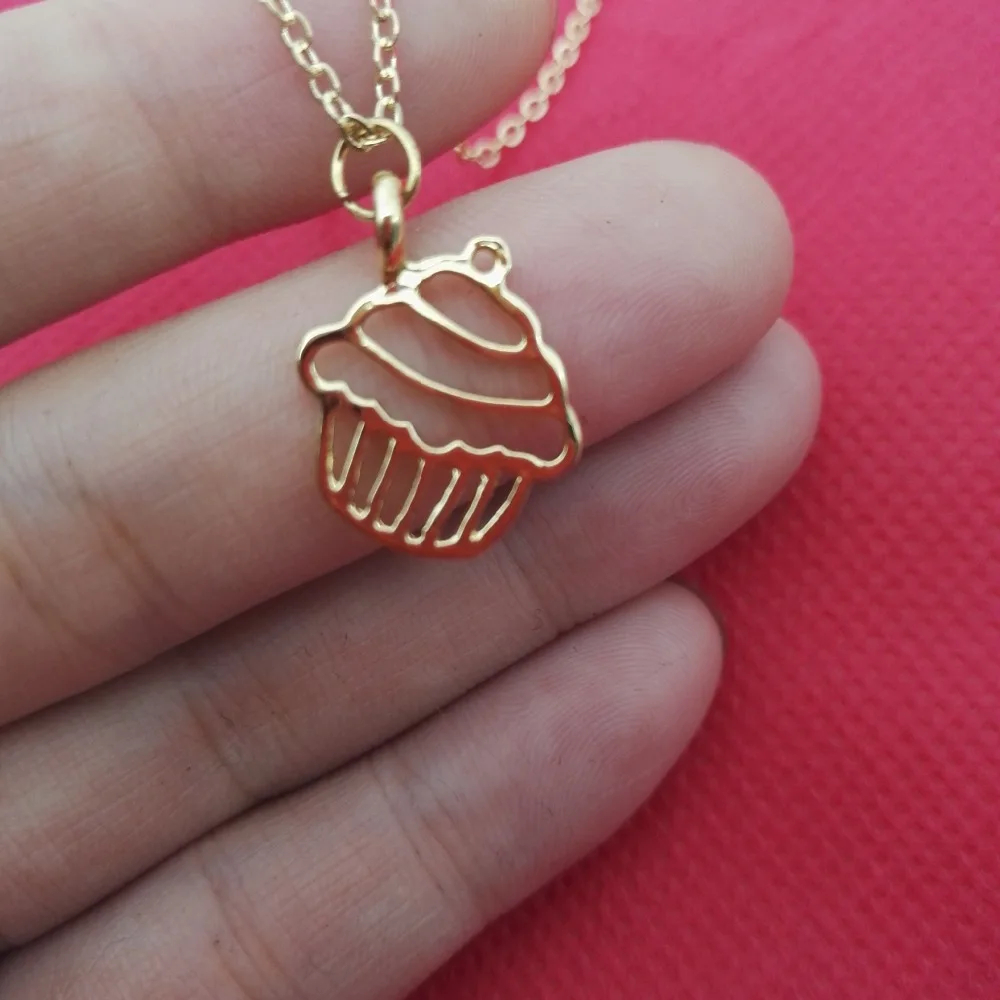 Красивая Маленькая подвеска с кексом простые украшения для еды лучших друзей SanLan