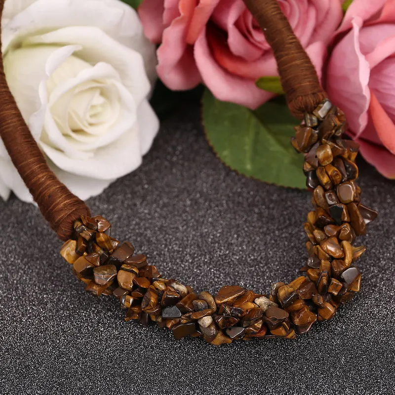 Женский слюнявчик ZOSHI массивное роскошное ожерелье чокер сделай сам из