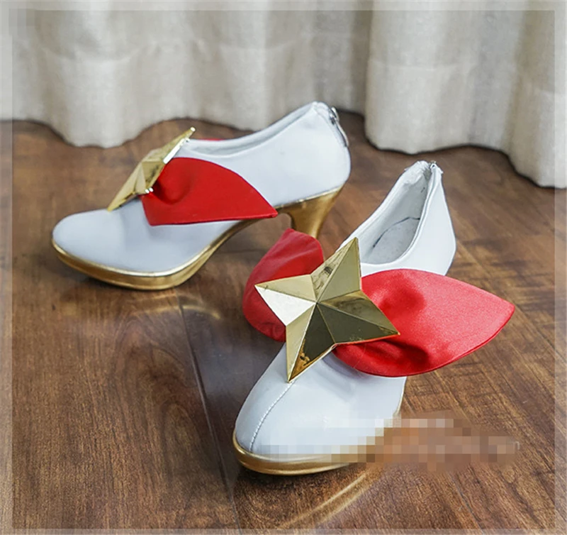 

Game LOL Cosplay Star Guardian Magic Girl Miss Fortune Cosplay Shoes Women High heels Shoes