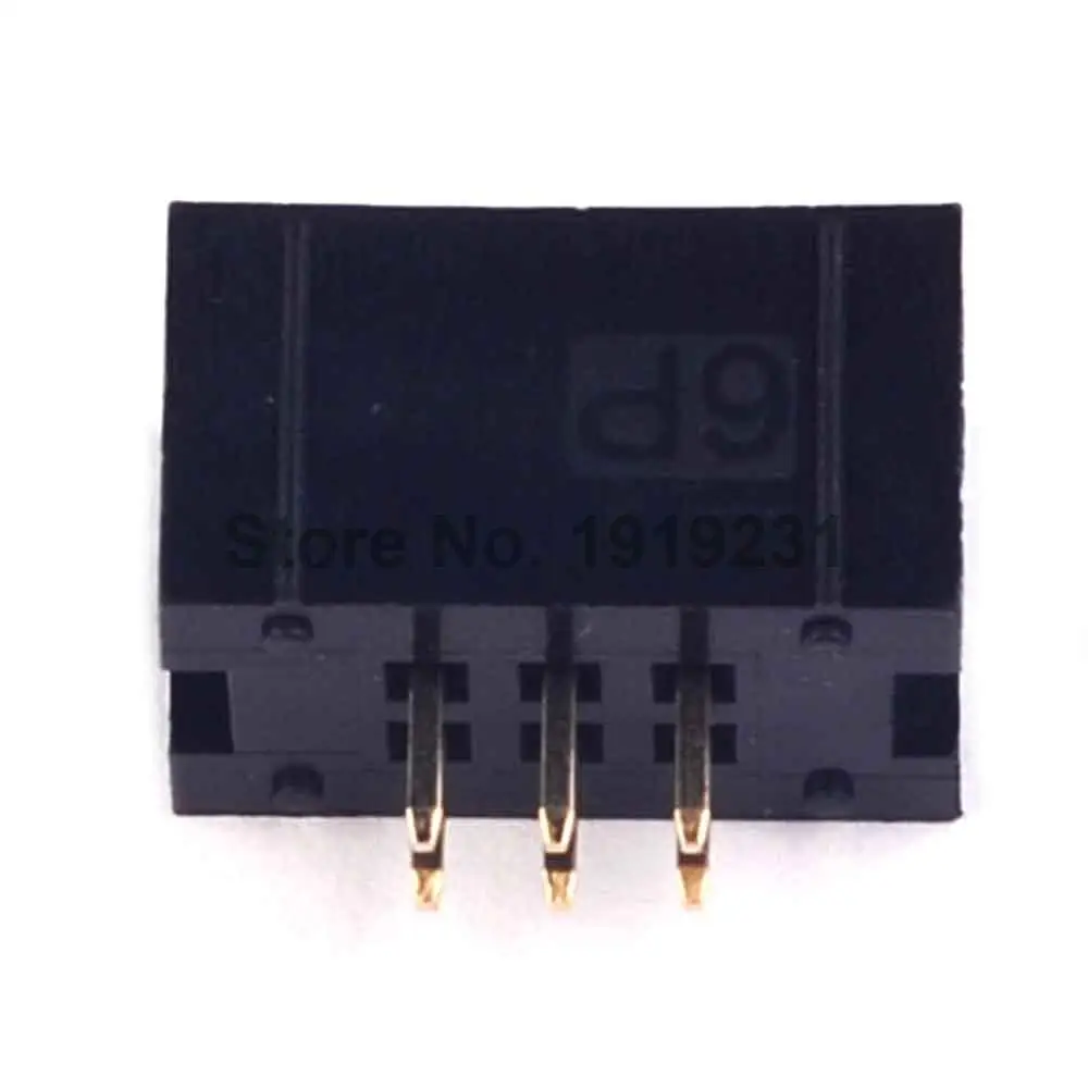 10 шт. DC3-6P 6 контактов простые круассаны 2 54 мм JTAG разъем ISP | Обустройство дома