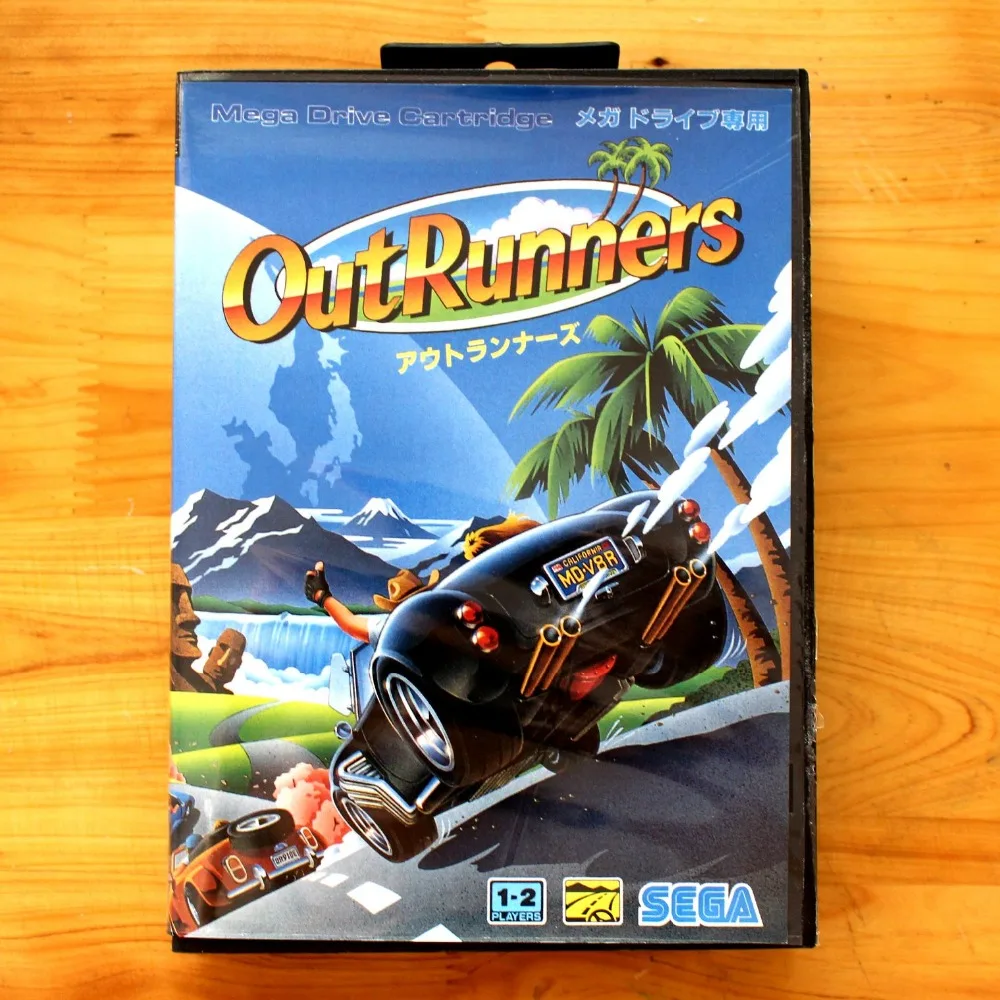 Out бегунов 16 бит SEGA MD карточная игра с коробку для Sega игры Mega Drive Genesis | Электроника