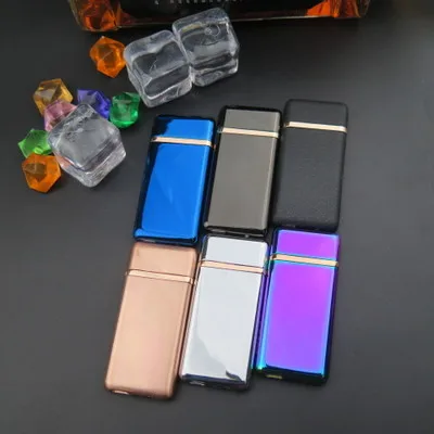 Вольфрамовая турбо Usb Зажигалка Ветрозащитная электрическая перезаряжаемая для сигарет Материал цинковый сплав