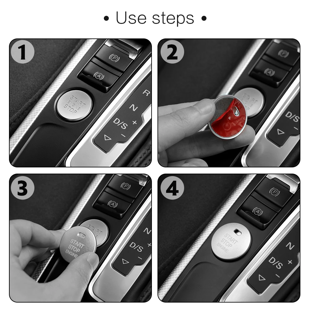 Aluminum Start Engine Button Car Styling Ornament STOP Key Accessories Switch Decoration for Mazda 3 BM BN 6 GJ1 GL CX-4 CX4 CX5 |