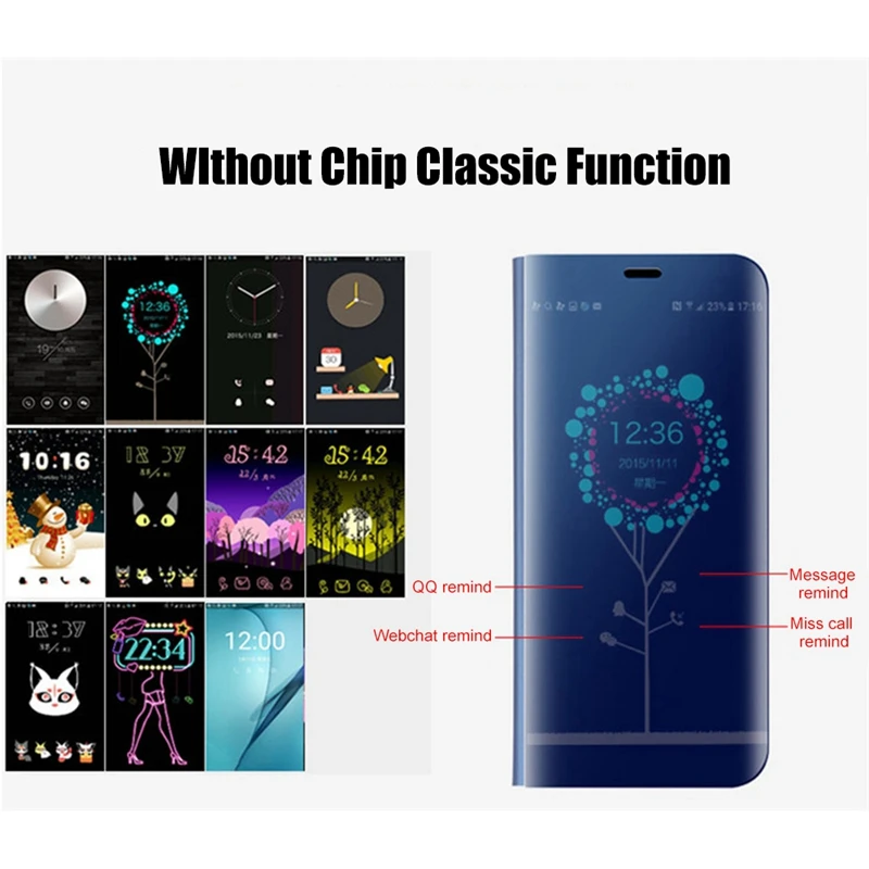 Прозрачный умный чехол mi rror View для Xiao redmi Note 5 кожаный флип-чехол Xiaomi 8 A1 5X 6X x 2 2A Plus 6