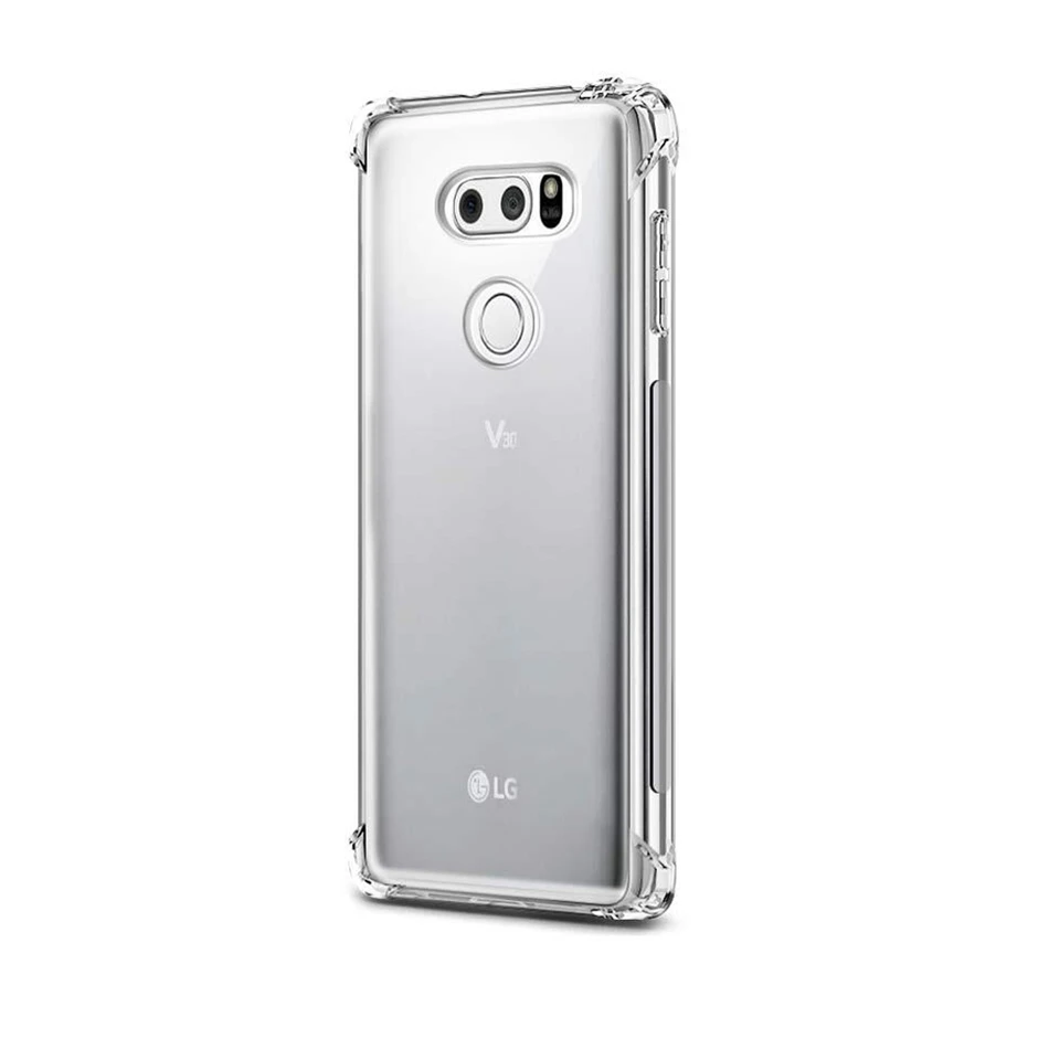 Противоударный Прозрачный чехол для телефона LG V20 V30 G7 thinq G6 Q8 V9 Stylo 3 K4 2017 K10 2018 чехлы