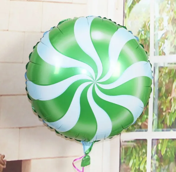 18 дюймов гелиевые воздушные шары ветряные мельницы леденцы из алюминиевой