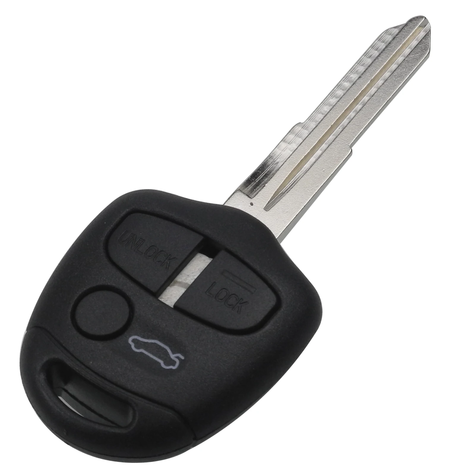 Jingyuqin 3 Buttons Car Key Shell Case Cover for Mitsubishi Pajero Sport Outlander Grandis ASX Remote Left Blade Styling | Автомобили и