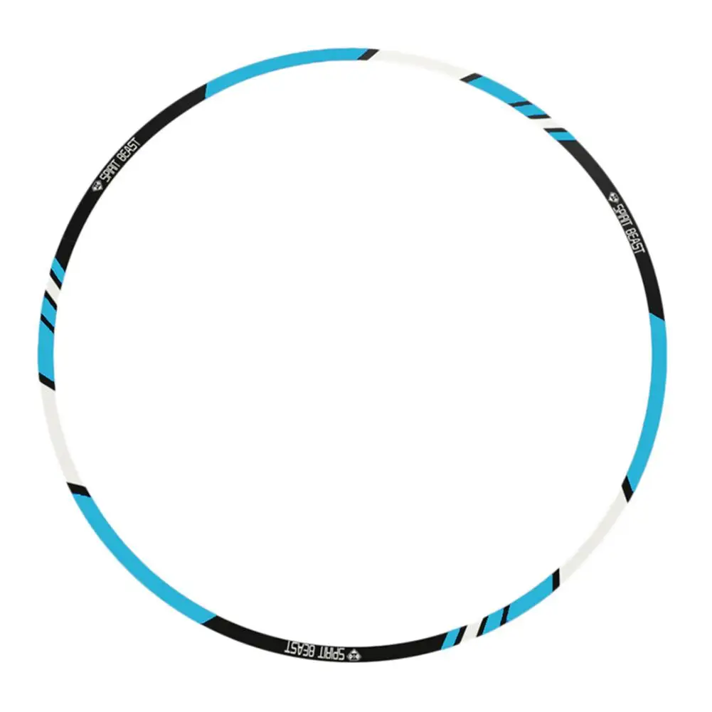 Blue 12 inch Наклейка для мотоцикла s 10 или 12or18 дюймов, 7 цветов, светоотражающие аксессуары для мотоциклов, Стайлинг автомобиля, наклейка на обод колеса, красный/синий/фиолетовый - Цвет: Blue 12 inch