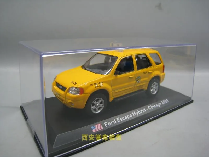 LEO масштаб 1/43 США FORD ESCAPE HYBRID Chicago 2005 такси литая металлическая модель автомобиля