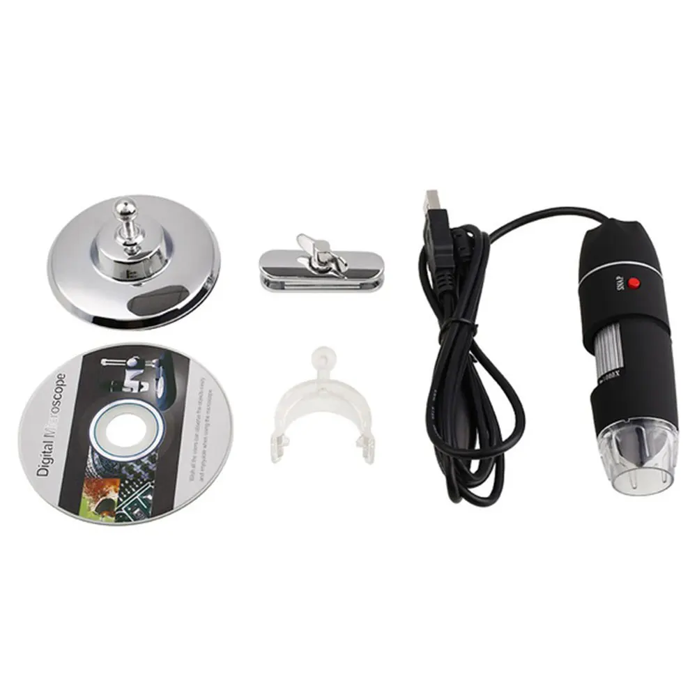 2019 USB микроскоп камера 1600X1000X500 светодио дный X 8 LED электронный цифровой Лупа