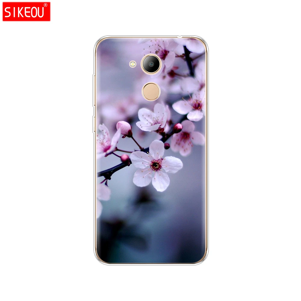 12092 Силиконовый чехол-накладка для huawei Honor 6C Pro 5,", мягкий ТПУ чехол-накладка на заднюю панель для huawei 6C Pro/V9 PLAY full 360, противоударный чехол с цветами - Цвет: 12092