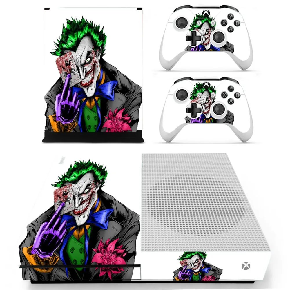 Наклейка на кожу Джокера и Бэтмена для Xbox One S консоли контроллеры тонкая наклейка