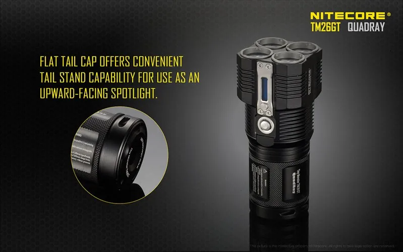 Продукт крошечный Монстр Nitecore TM26GT 3500 Lumnes CREE XP-L HI V3 светодиодный прожектор фонарик с O светодиодный дисплей