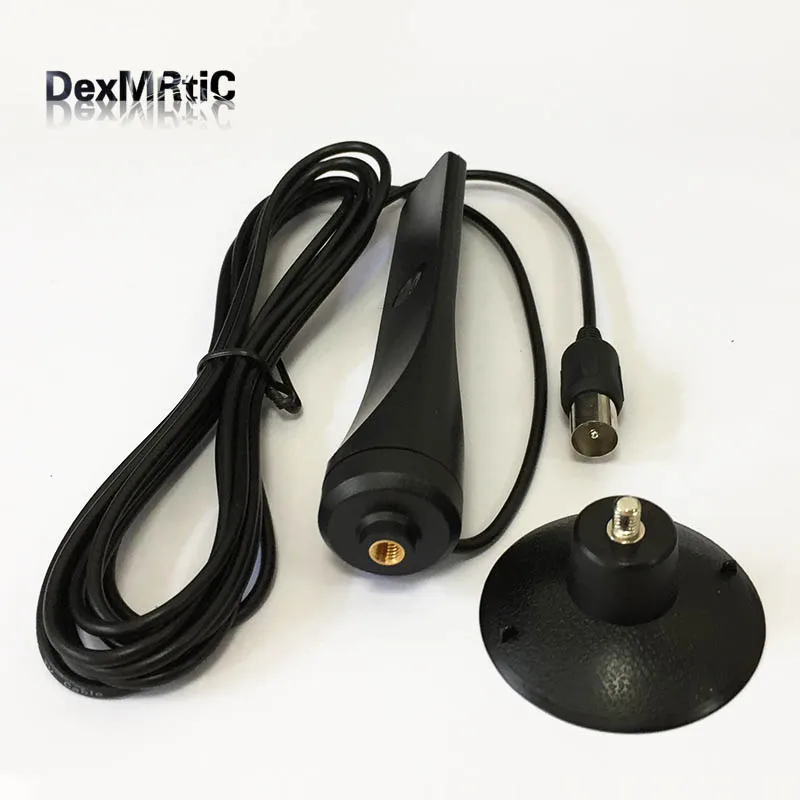 DVB-T antenna 16dbi high gain digital mobile aerial sucker base 3meters cable with IEC male connector | Обустройство дома