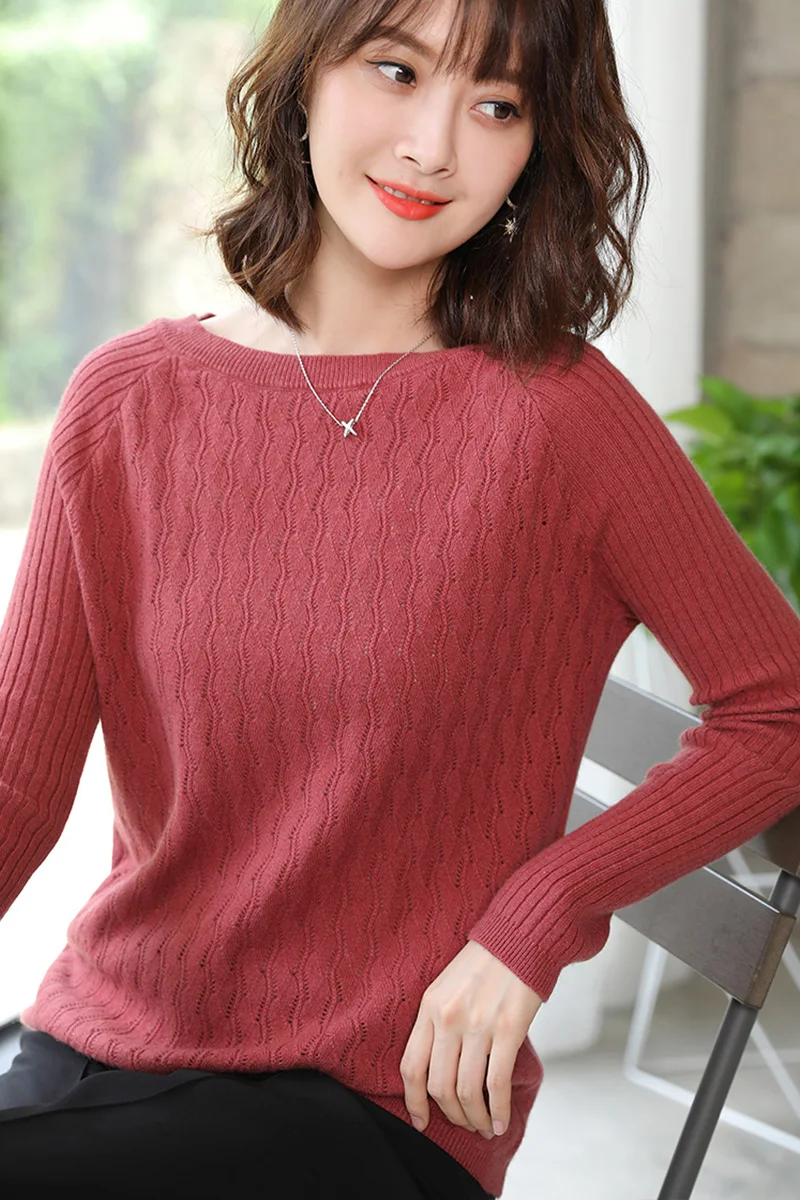 Вязаный свитер для женщин 100% чистый кашемировый с высоким воротом зимние теплые