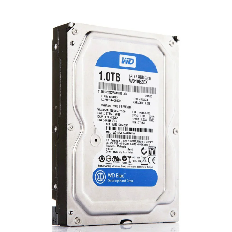 WD BLUE 1 ТБ hdd 3 5 &quot7200 об/мин 64 м кэш SATA 6 ГБ/сек. внутренний жесткий диск HD Жесткий для
