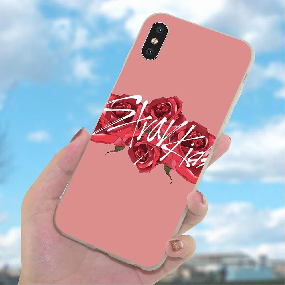 Мягкий разноцветный детский чехол из ТПУ KPOP для iPhone 6S Plus 8 XR X 7 6 5 5S SE Xs Max Back 11