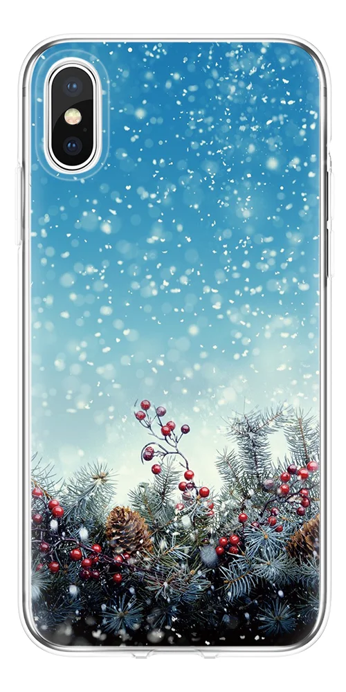 Веселый Рождественский из ТПУ чехол для iPhone XR чехол для iPhone 11 Pro XS MAX X 4 4S 5S 5C SE 6 6S 7 8 Plus чехол для iPhone 5