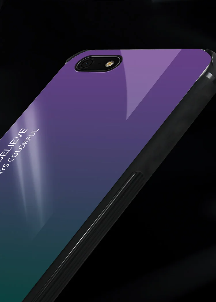 Для huawei Y5 Prime чехол из закаленного стекла силиконовая рамка градиентная крышка для huawei Y5 Y 5 Prime DRA-L02 DRA-L22