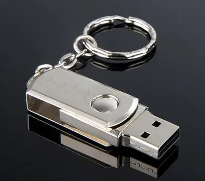 USB диск 4GB 8GB 16G 32G из нержавеющей стали Usb флэш-накопитель металлический Поворот usb