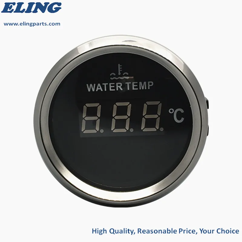 Цифровой водостойкий и пыленепроницаемый измеритель температуры воды 52 мм для