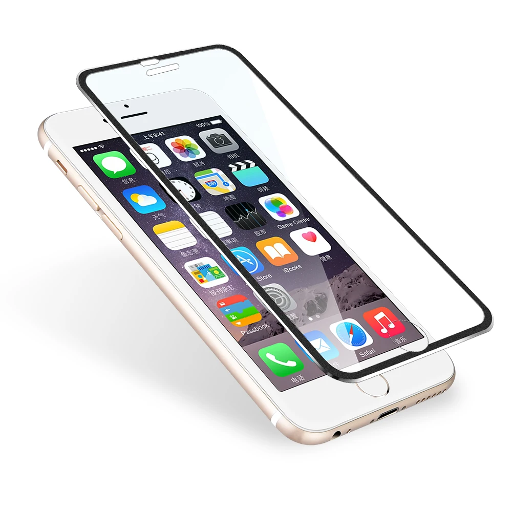 OTAO для Apple iPhone 6 S Plus 3D закаленное стекло экран протектор полное покрытие черный